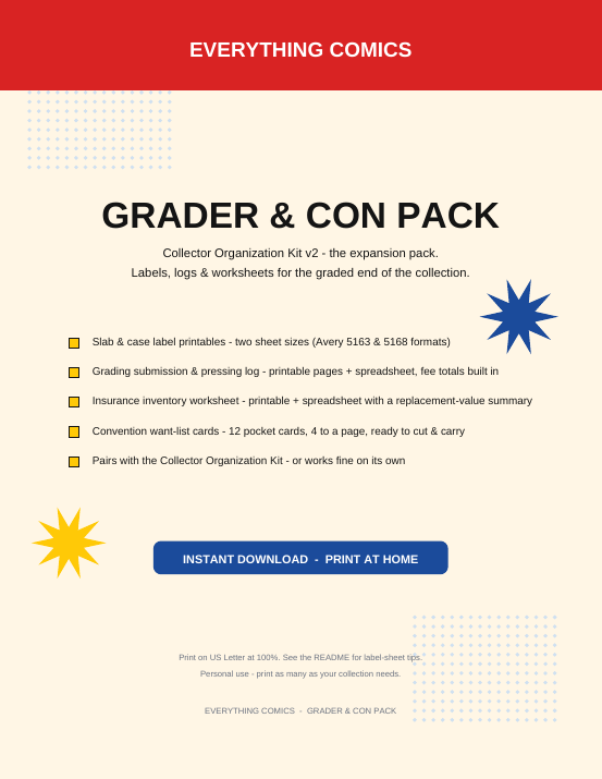Collector Organization Kit — Complete Set (Vol. 1 + Vol. 2)