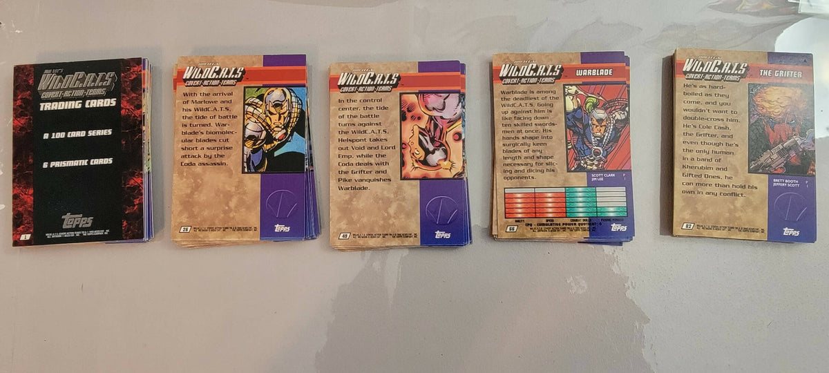 WildC.A.T.S Covert Action Teams Trading Cards (1993) Incomplete Set - Everything Comics