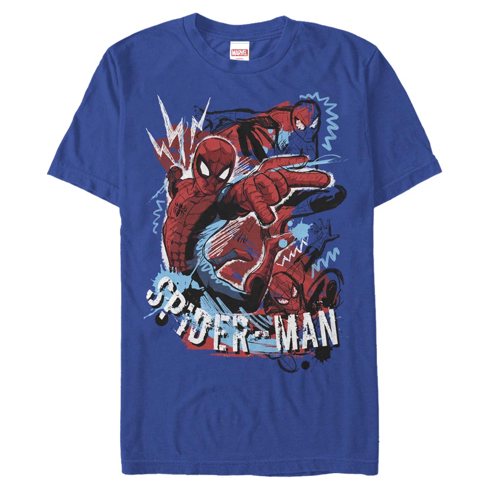 Men's Marvel Spider-Man Cartoon T-Shirt