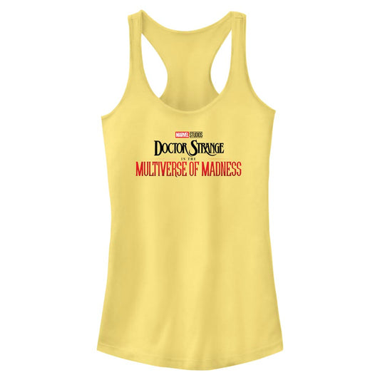 Junior's Marvel Doctor Strange 2 Main Logo Tank Top