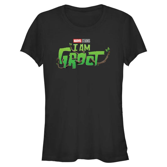 Junior's Marvel Groot Main Logo T-Shirt