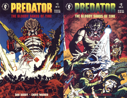 Predator: The Bloody Sands of Time #1-2 (1992) | Comic Series - Everything Comics