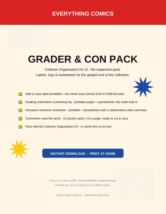 Collector Organization Kit — Complete Set (Vol. 1 + Vol. 2)